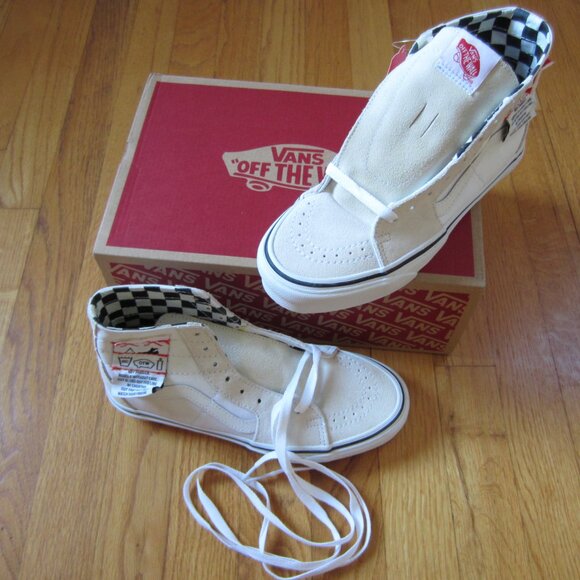 Vans Sk8-Hi Tapered White/True White Canvas US 6.5 - Picture 3 of 11